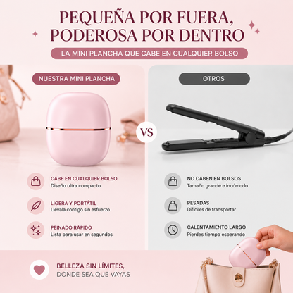 PrimeGlide™ Mini Cepillo Alisador